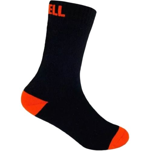 Водонепроницаемые носки Dexshell Ultra Thin Children Sock L Black/Orange (DS543BLKL)