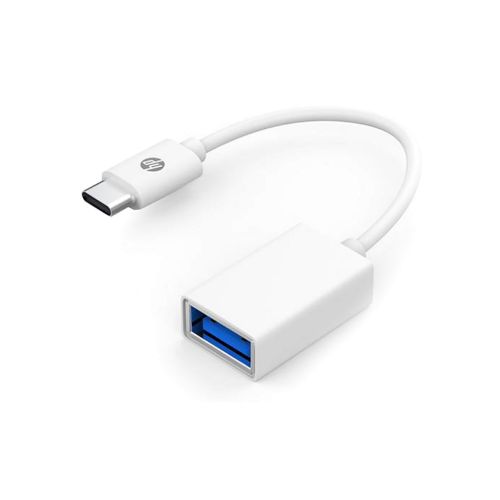 Переходник USB3.1 Type-C to USB (OTG) 0.15m white HP (DHC-TC105)