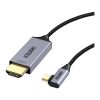 Кабель мультимедийный USB-C to HDMI M 1.8m 4K60Hz 90° corner Choetech (XCH-1803) - Изображение 1
