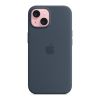 Чохол до мобільного телефона Apple iPhone 15 Silicone Case with MagSafe Storm Blue (MT0N3ZM/A) - Зображення 1