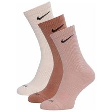 Шкарпетки Nike U NK EVERYDAY PLUS CUSH CREW SX6888-914 38-42 3 пари Бежевий/Коричневий (195244785957)
