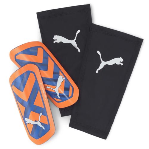 Футбольні щитки Puma Ultra Flex Sleeve 030871-01 синій, помаранчевий Уні M (4065452956257)