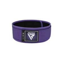 Атлетический пояс RDX RX1 Weight Lifting Belt Purple XS (WBS-RX1PR-XS)