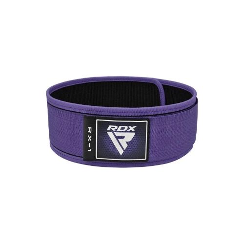 Атлетичний пояс RDX RX1 Weight Lifting Belt Purple XS (WBS-RX1PR-XS)