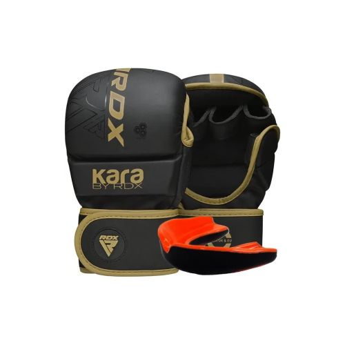 Рукавички для MMA RDX F6 Kara Matte Golden Plus L/XL (GSR-F6MGL-L/XL+)