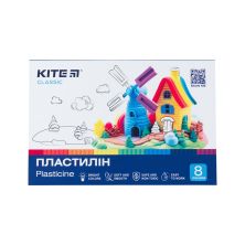 Пластилин Kite Classic, 8 цветов, 160 г (K-082)