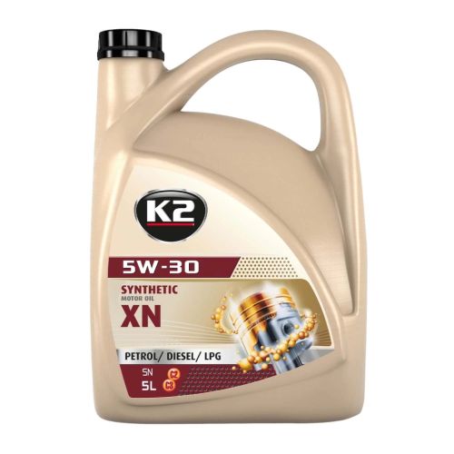 Моторна олива K2 Synthetic OIL SN XN 5W-30 5 л (O1505E)