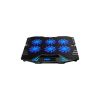 Подставка для ноутбука IceCoorel 10-17, 6*70mm 1800 RPM, 2*USB, + LCD, 365*297*30mm, Black (K8) - Изображение 1