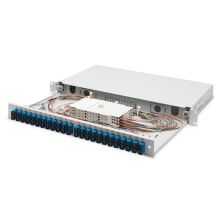 Патч-панель 1U 19, 24xSC duplex, SM, incl. splice cassette, pigtails OS2, adapter Digitus (DN-96322/9)