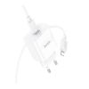 Зарядное устройство HOCO C76A Pro Majestic USB-C PD30W + cable USB-C to Lightning White (6942007616317) - Изображение 3