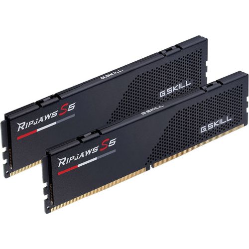 Модуль памяти для компьютера DDR5 32GB (2x16GB) 6400 MHz Ripjaws S5 Matte Black G.Skill (F5-6400J3648F16GX2-RS5K)