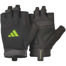 Перчатки для фитнеса Adidas Essential Training Gloves ADGB-15000GN чорний, зелений XS (885652027731)