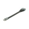 Перехідник USB-C to HDMI F 0.18m black-gray Voltronic (Type-C(M)/HDMI(F)flat18cm) - Зображення 2