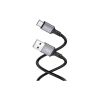 Дата кабель USB 2.0 AM to USB-C 1.0m 3A black BOROFONE (6974443386417) - Изображение 1