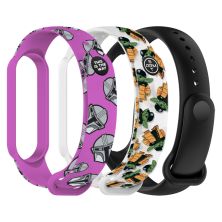 Ремешок для фитнес браслета Armorstandart комплект 3шт Xiaomi Mi Band 7/6/5 TW2 (ARM87045)