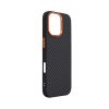 Чохол до мобільного телефона Armorstandart LikeCarbon2 SE MagCase Apple iPhone 17 Black Orange (ARM89160) - Зображення 2