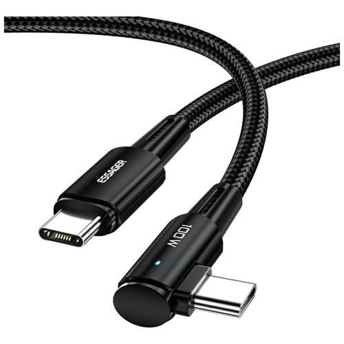 Дата кабель USB-C to USB-C 1.0m 100W black Essager (EXCTT1-CGWT01)