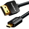 Кабель мультимедійний HDMI M to HDMI micro M 1.0m 4K HD127 black Ugreen (30148) - Зображення 1
