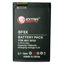 Аккумуляторная батарея для телефона Extradigital Motorola BF6X (1500 mAh) (DV00DV6135)