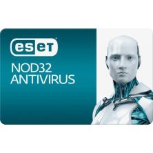 Антивирус Eset NOD32 Antivirus 2ПК 12 мес. base/20 мес продление конверт (2012-17-key)