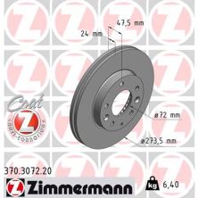 Гальмівний диск ZIMMERMANN 370.3072.20
