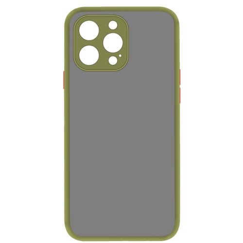 Чехол для мобильного телефона MAKE Apple iPhone 13 Pro Max Frame (Matte PC+TPU) Green (MCMF-AI13PMGN)