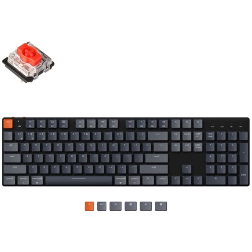 Клавіатура Keychron K5SE 104 Key Gateron Red RGB Wireless UA Black (K5SEH1_KEYCHRON)