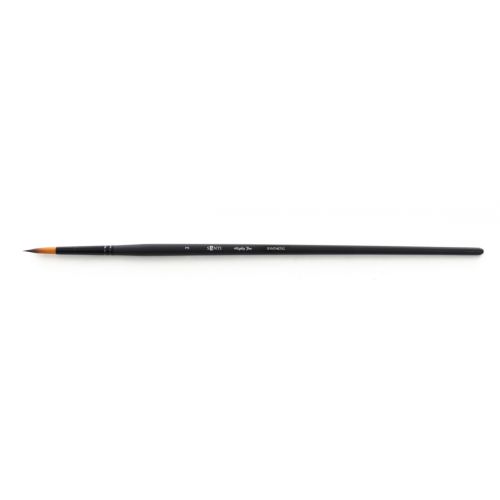 Пензлик для малювання Santi синтетика Highly Pro, довга ручка, кругла, №3 (310619)