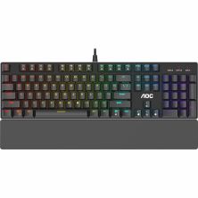 Клавиатура AOC GK500 RGB Outemu Red USB Black (GK500DR2R)