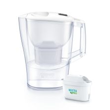 Фільтр-глечик Brita Aluna Memo MXPro 2.4л (1.4л очищеної води) з фільтр-картриджем, білий (1052801)