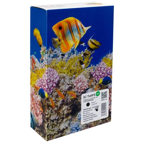 Картридж Barva Epson T41F5 (C13T41F540) верс. U1-U10, 350 мл, Black (IC-T41F5)