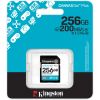 Карта памяти Kingston 256GB SDXC сlass 10 UHS-I U3 V30 Canvas Go Plus G4 (SDG4/256GB) - Изображение 2
