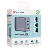 Зарядное устройство Verbatim GaN 65 W 3 ports (2xUSB-C-65 W /USB-A -3.0) (32201) - Изображение 2