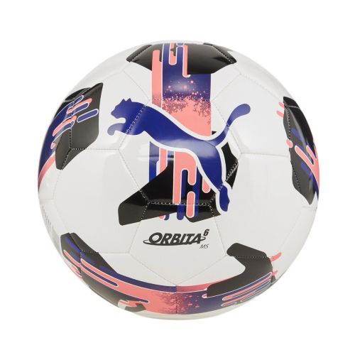Мяч футбольный Puma Orbita 6 MS 084335-06 чорний, білий, синій 5 (4067981496426)