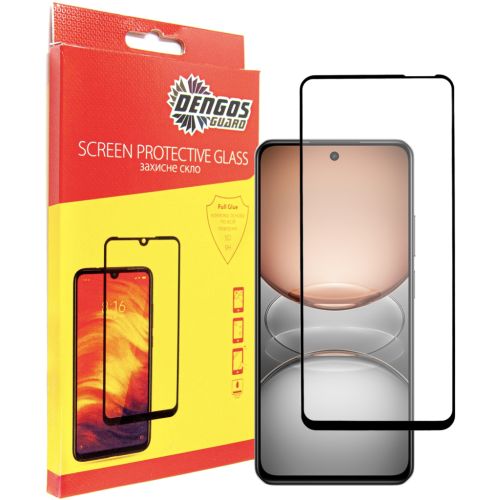 Стекло защитное Dengos Full Glue Realme C75 Black (TGFG-401) Стекло защитное Dengos Full Glue Realme C75 Black (TGFG-401)