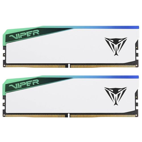 Модуль пам'яті для комп'ютера DDR5 32GB (2x16GB) 6000 MHz Viper Elite 5 RGB Patriot (PVER532G60C30KW)