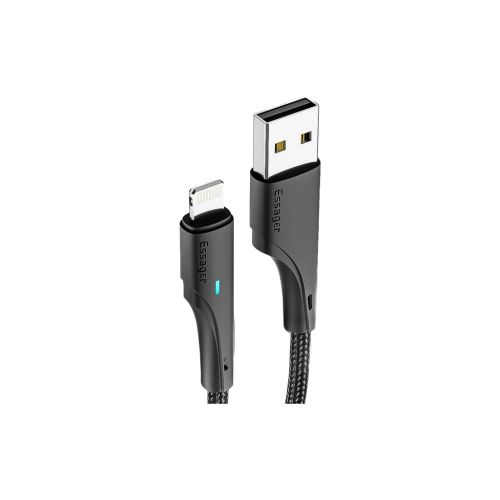 Дата кабель USB 2.0 AM to Lightning 0.25m 2.4A black Essager (EXCL-LSB01) Дата кабель USB 2.0 AM to Lightning 0.25m 2.4A black Essager (EXCL-LSB01)
