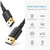 Дата кабель USB 3.0 AM/AM 1.0m US128 black Ugreen (10370) - Изображение 1