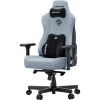 Крісло ігрове AndaSeat Kaiser 3E Fabric XL Gray/Blue (AD23YC-XL-09-T-CF-T01) - Зображення 2