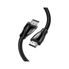 Кабель мультимедийный HDMI M to HDMI M 5.0m braided HD140 black Ugreen (80405) Кабель мультимедийный HDMI M to HDMI M 5.0m braided HD140 black Ugreen (80405)