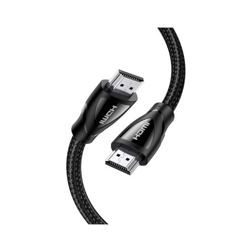 Кабель мультимедийный HDMI M to HDMI M 5.0m braided HD140 black Ugreen (80405)
