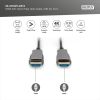 Кабель мультимедийный HDMI M to HDMI M 10m 4K AOC hybrid-fiber black Digitus (AK-330125-100-S) - Изображение 3