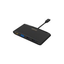 Концентратор ST-Lab USB 3.1 Type-C to HDMI 4K, VGA, 2хUSB3.0, Gigabit RJ45, USB (U-2140)