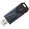 USB флеш накопичувач Kingston 64GB DataTraveler Exodia Onyx USB 3.2 Gen 1 Black (DTXON/64GB) - Зображення 1