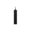 Сетевой удлинитель 2E 5XCEE7/17, 1.5м, black (2E-U0510M1.5BK_Gift) - Изображение 1