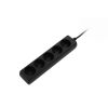 Сетевой удлинитель 2E 5XCEE7/17, 1.5м, black (2E-U0510M1.5BK_Gift) - Изображение 2