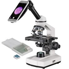 Микроскоп Bresser Erudit Basic Mono 40x-400x з адаптером для смартфона + кейс (922745)