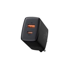 Зарядное устройство Baseus Compact Quick Charger U+C 20W EU Black (CCXJ-B01)