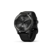 Смарт-годинник Garmin vivomove Trend, Black, Silicone, GPS (010-02665-00)