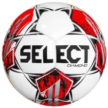 Мяч футбольный Select Diamond v23 біло-червоний Уні 5 (5703543317134)